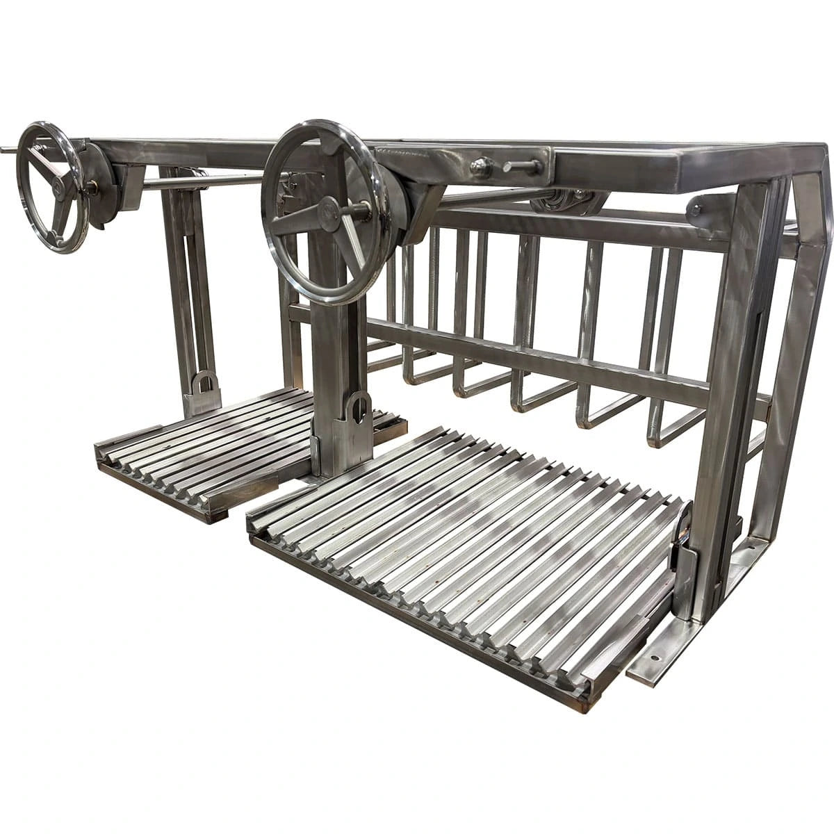 Argentine Parrilla Grill with Dual Cranks and Brasero