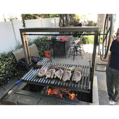 Santa Maria grill frame insert for all brick masonry island
