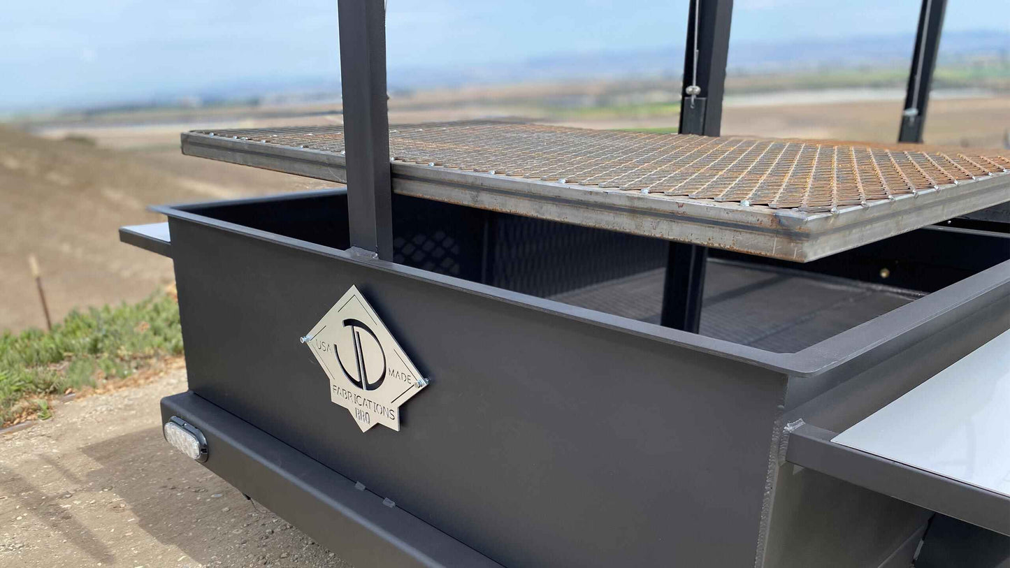 JD Fabrications BBQ trailer grills for sale