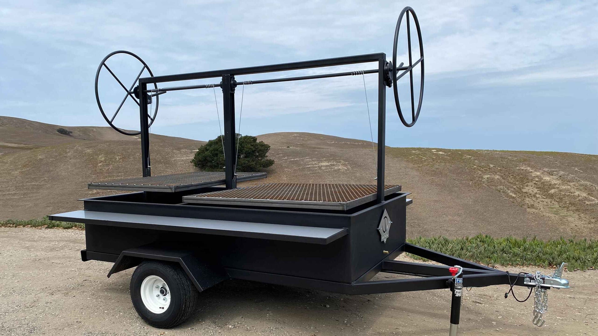 Santa Maria style bbq trailer for sale