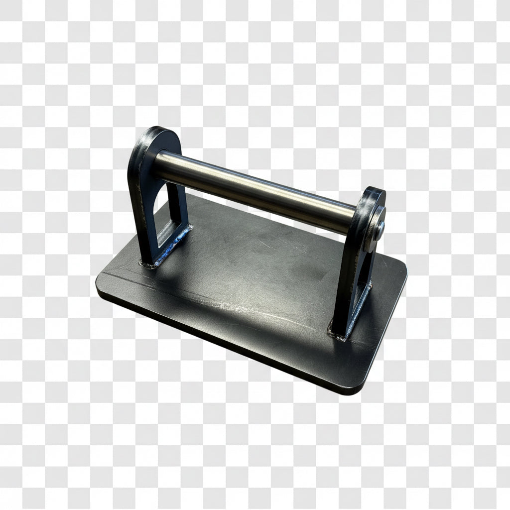 Steel 5lbs burger press laser cut from steel made in USA 7 inch square shape
