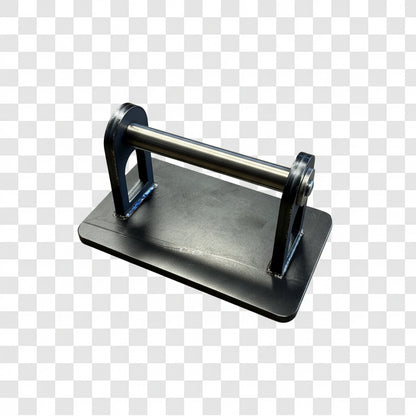Steel 5lbs burger press laser cut from steel made in USA 7 inch square shape