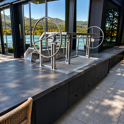 Stainless Argentinian Grill Insert - Dual Crank Frame