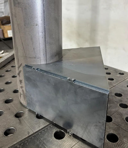 Diy weld it yourself smoke stack collector for your next smoker build