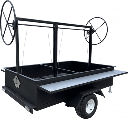 Tow-Behind BBQ Grilling Trailer