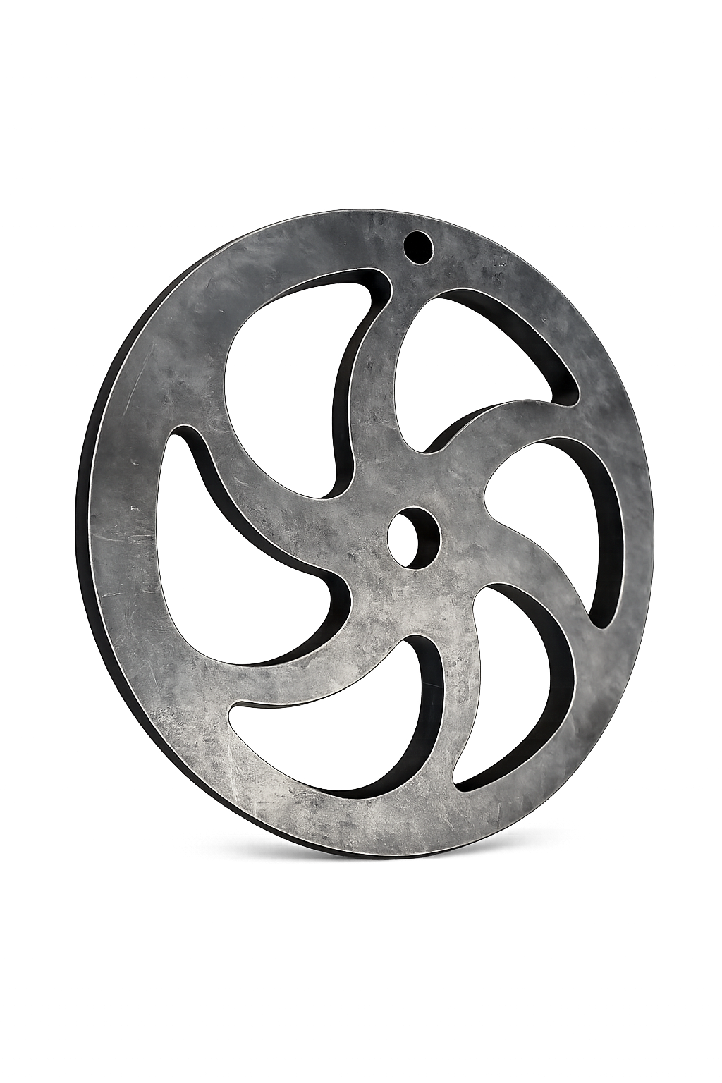 Santa Maria Grill Laser Cut Steel Handle Wheel for BBQ Grill Pit Crank – 3/8" Thick