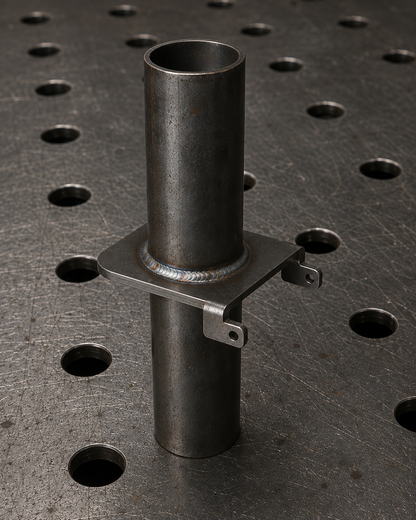 8" Pipe Stack Smoker Grill Hinge System – Breakaway Design for Easy Storage