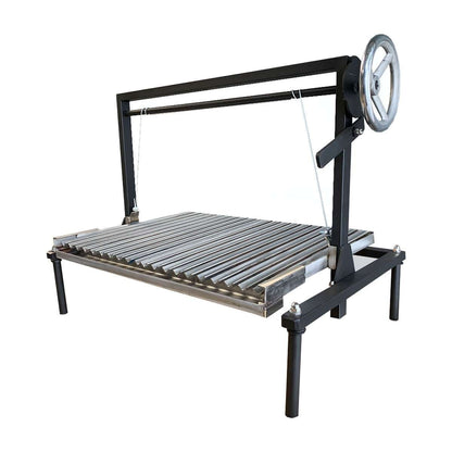 Stainless Argentine V Grill Grate With Drip Pan