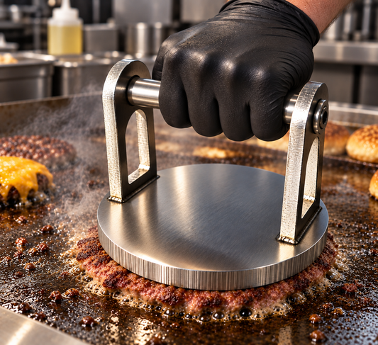 6” Stainless Smash Burger Press