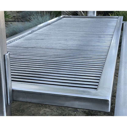 Rod grate plates for Argentine grill