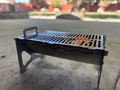 Steel Hibachi Style Grill 20"x12" 10 gauge