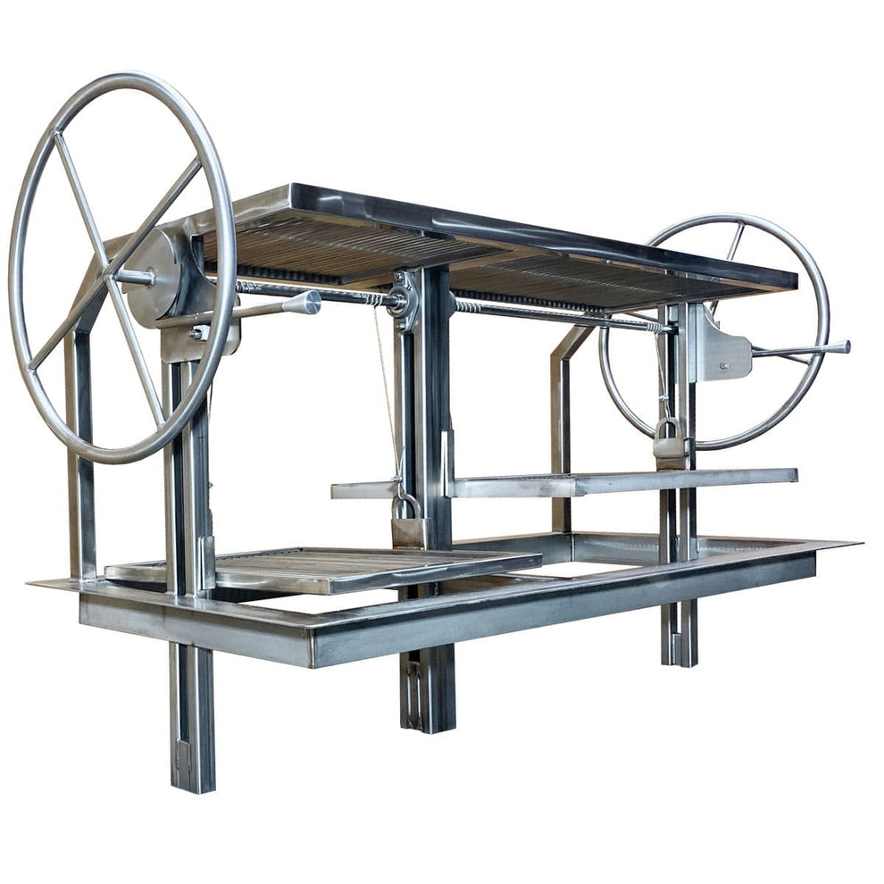 Stainless Argentinian Grill Insert - Dual Crank Frame – JD Fabrications Inc