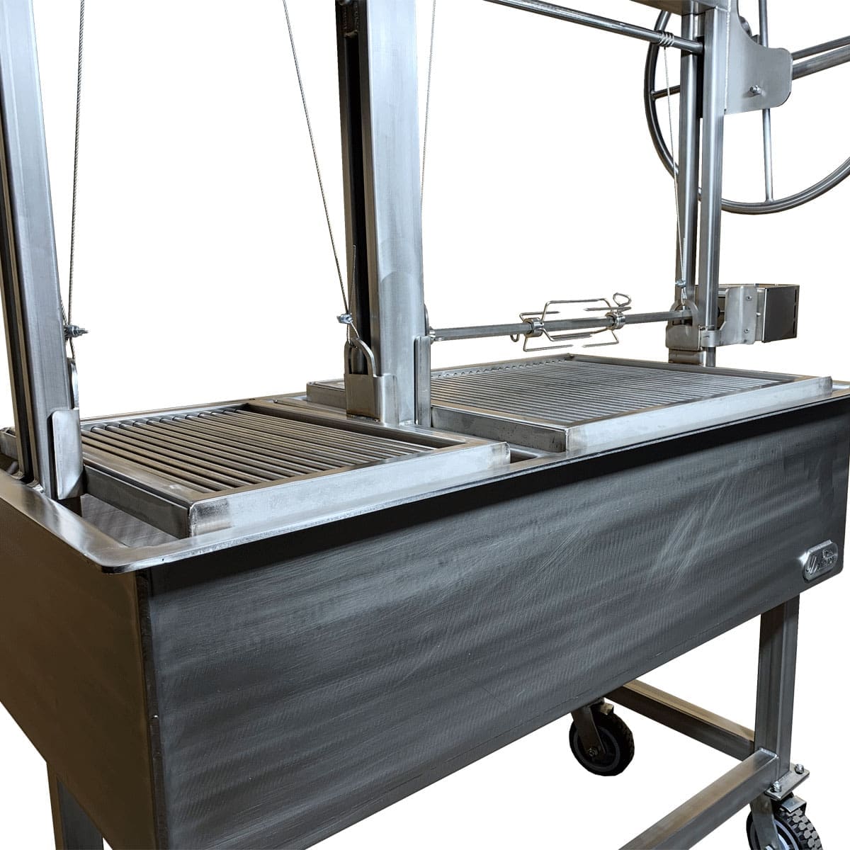 Santa Maria Stainless Steel Grill with Rotisserie