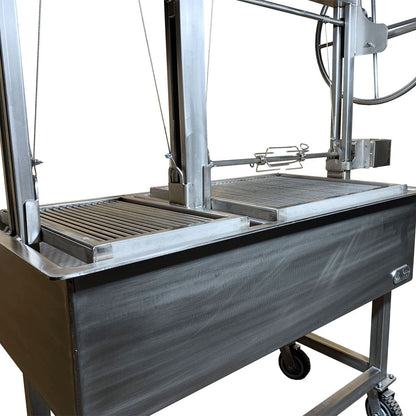 Santa Maria Stainless Steel Grill with Rotisserie