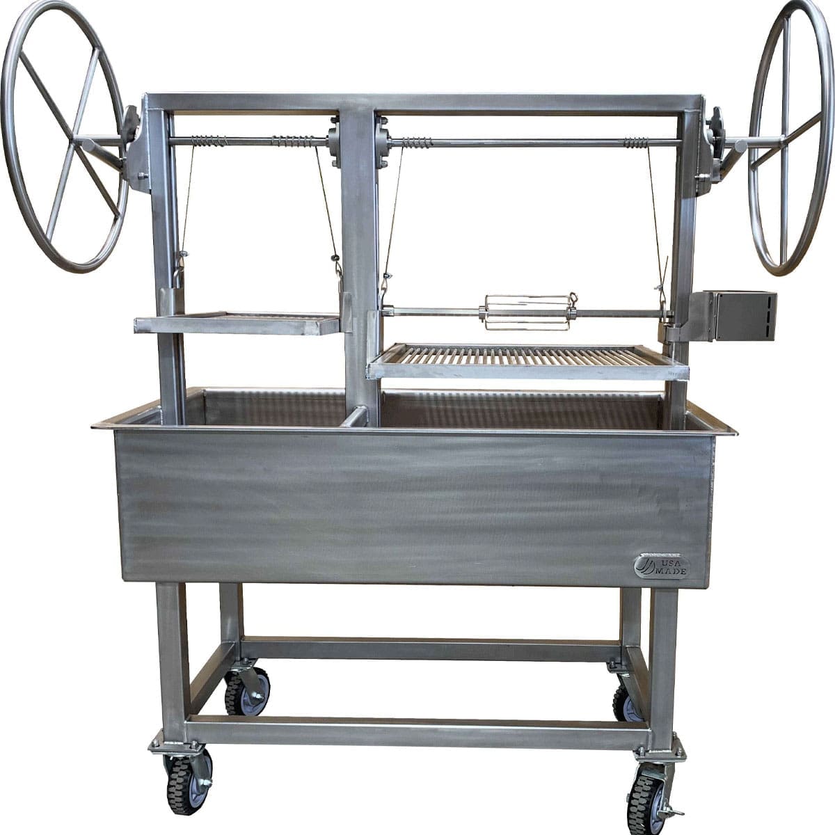 Santa Maria Stainless Steel Grill with Rotisserie