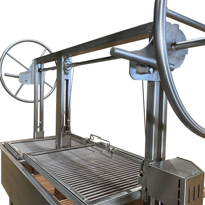 Santa Maria Stainless Steel Grill with Rotisserie
