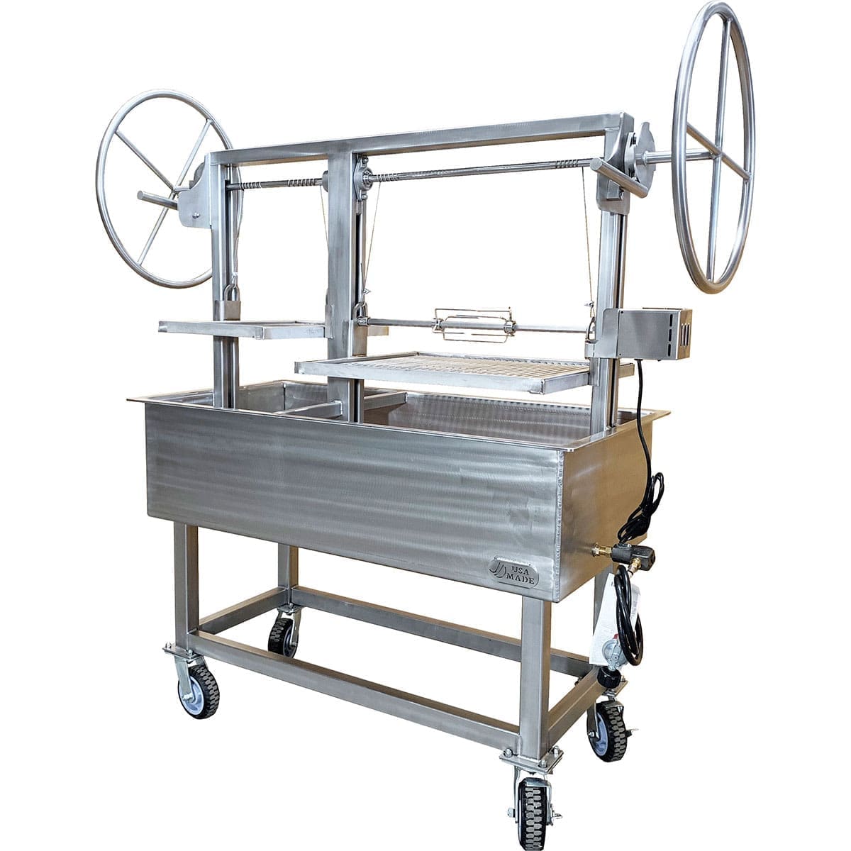 Santa Maria Stainless Steel Grill with Rotisserie