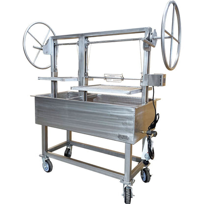 Santa Maria Stainless Steel Grill with Rotisserie